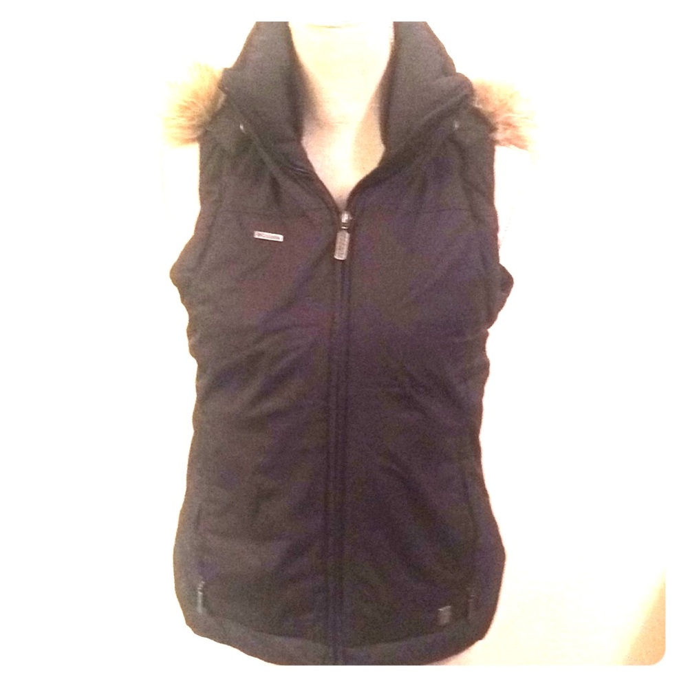 Columbia Black vest size S